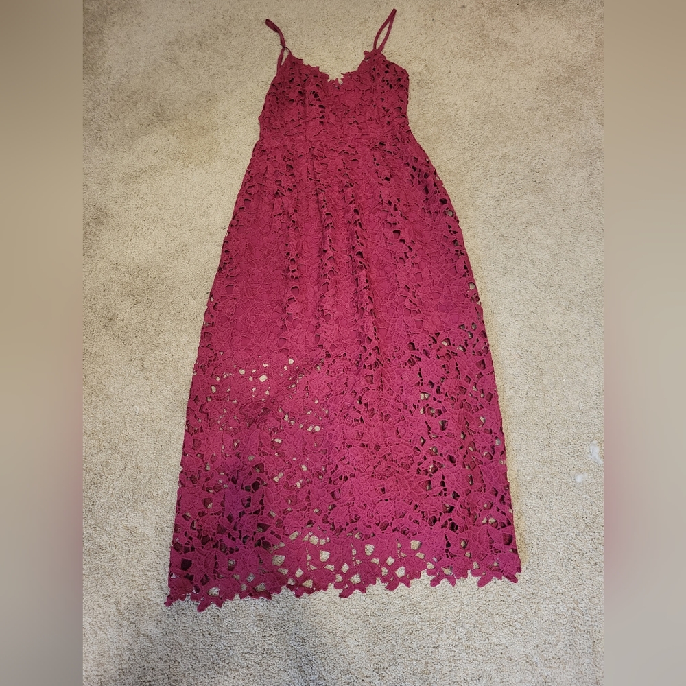 ASTR the label crochet dress